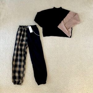 SHEIN sweater and pants medium
